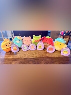 NWT Complete Set- 6 Easter 2026 4” Squishmallows Mystery Squad Plushes *See Desc